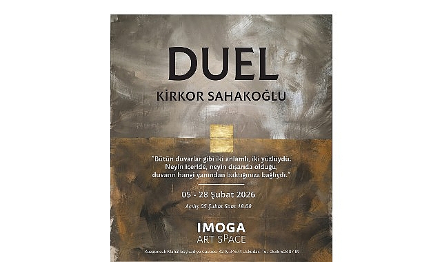 İmoga Art Space, sanatçı Kirkor Sahakoğlu’nun yeni sergisi “DUEL” ile