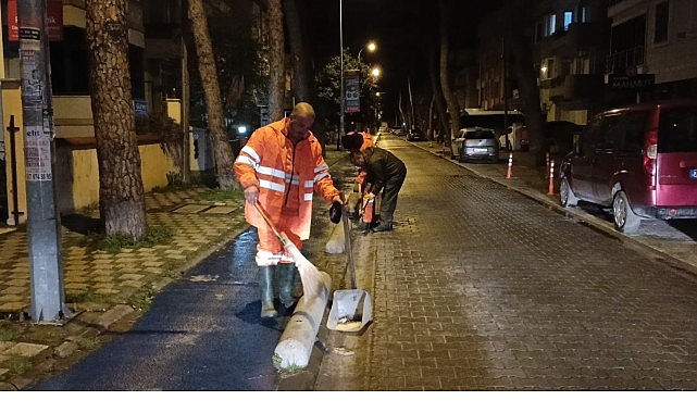 Milas Belediyesi ekipleri ilçemizde beklenen şiddetli yağış öncesinde yoğun mesai