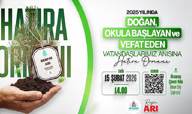 Nevşehir Belediye Başkanı Rasim Arı’nın talimatları doğrultusunda 2025 yılında doğan