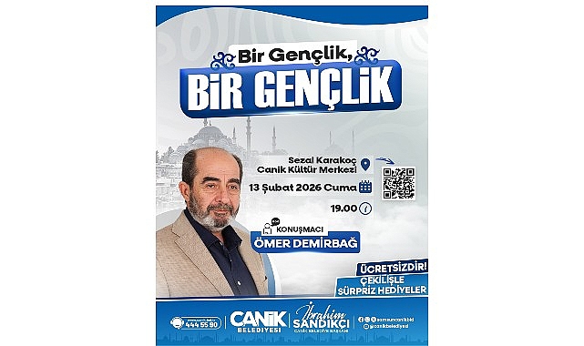 Canik Belediyesi'nin ilçede düzenlediği konferans programıyla ekranların sevilen ismi Dr.