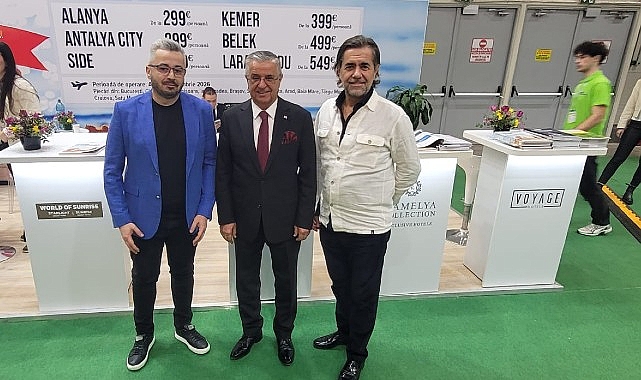 Kemer Belediye Başkanı Necati Topaloğlu, TTR Romanya Turizm Fuarı'nın ikinci