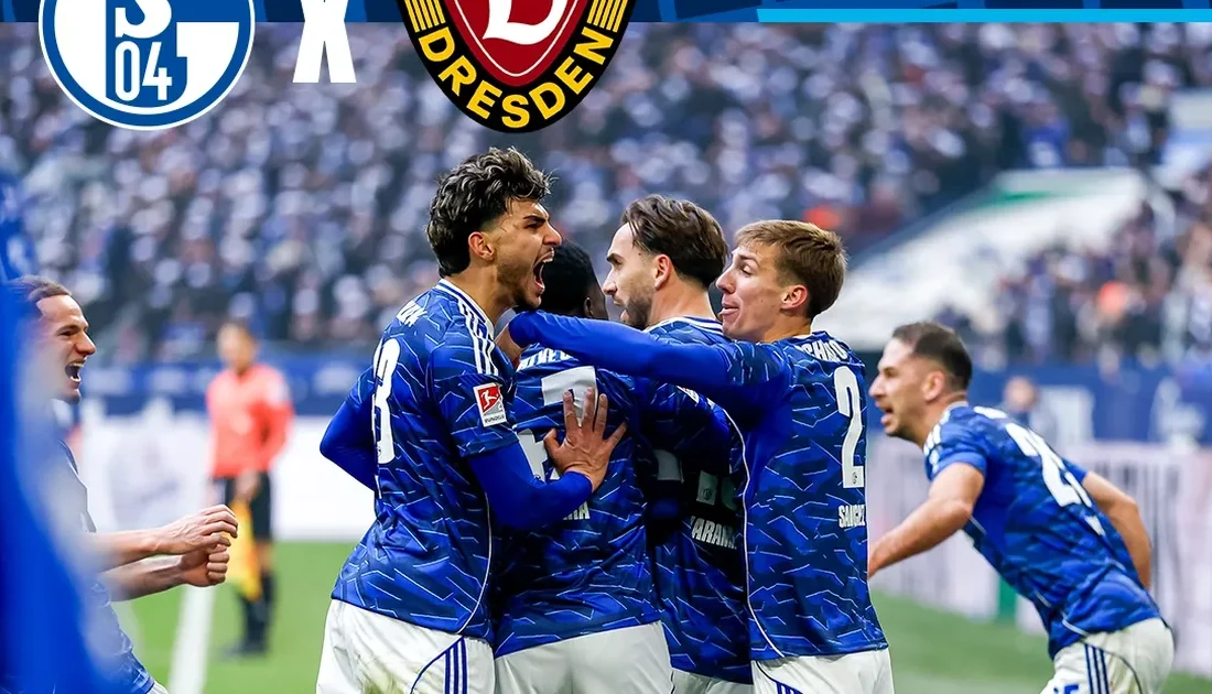 FC Schalke 04’ün sahasında Dynamo Dresden ile 2-2 berabere kaldığı