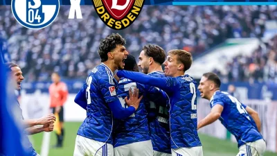 FC Schalke 04’ün sahasında Dynamo Dresden ile 2-2 berabere kaldığı