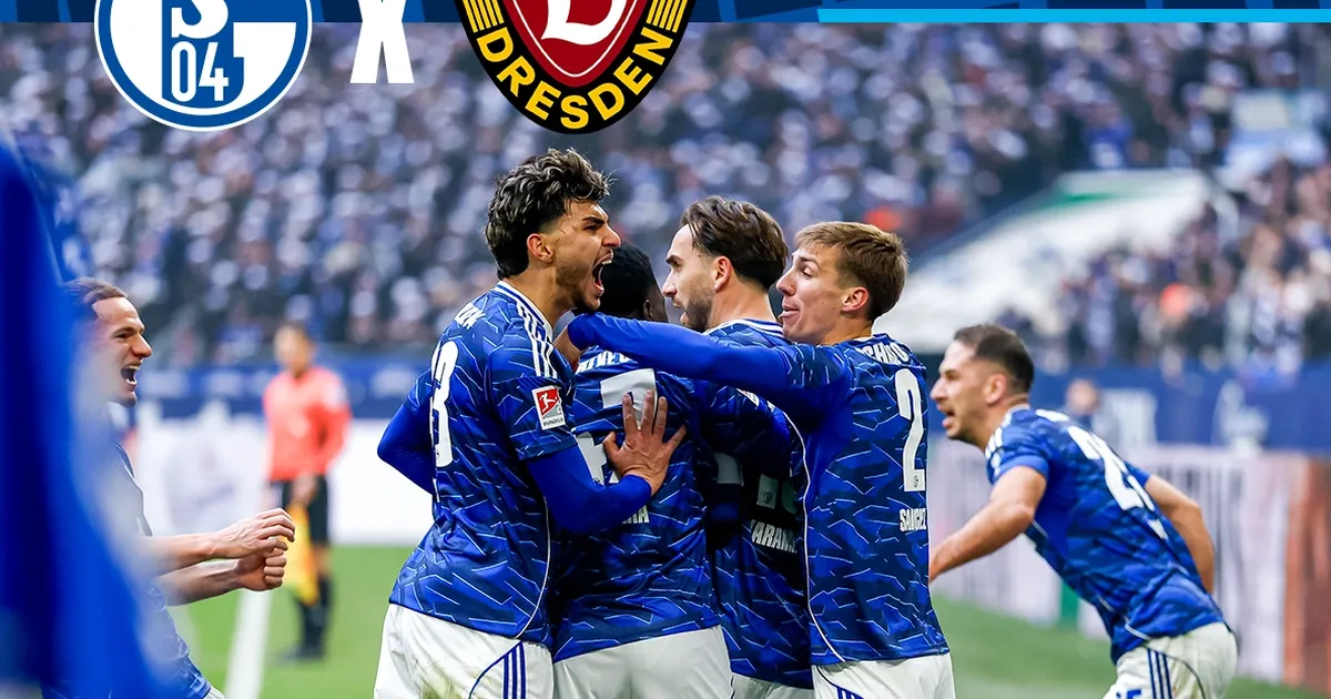FC Schalke 04’ün sahasında Dynamo Dresden ile 2-2 berabere kaldığı