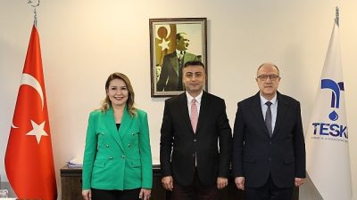 Malkara Belediye Başkanı Nergiz Karaağaçlı Öztürk ve Malkara Belediye Başkan