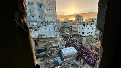 Ramazan ayının ilk gününde Türk Kızılay, Gazze’de yerinden edilen Filistinliler