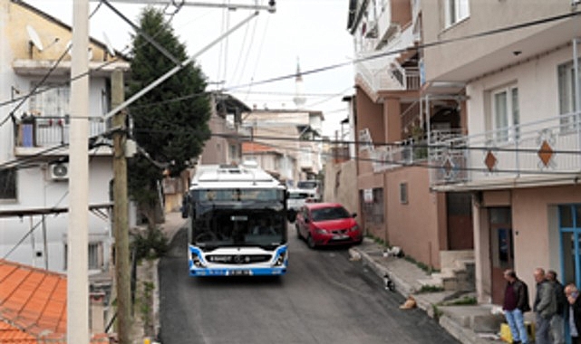 İzmir Büyükşehir Belediyesi, Konak Çobançeşme’de vatandaşlardan gelen talep doğrultusunda önce