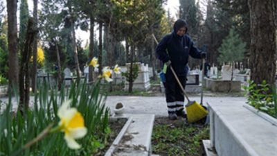 İzmir Büyükşehir Belediyesi, Ramazan Bayramı öncesinde kent genelindeki mezarlıklarda bakım