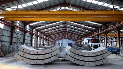 Körfezray Metro Projesi kapsamında çalışmalarını sürdüren Segment Fabrikası, bugüne kadar