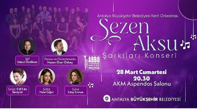 Antalya Büyükşehir Belediyesi Bando ve Kent Orkestrası, müzikseverleri unutulmaz bir