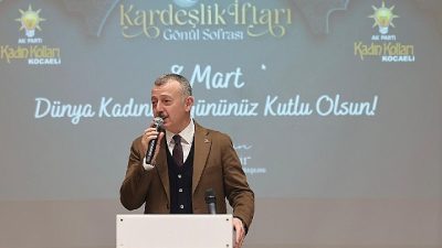 AK Parti İl Kadın Kolları’nın “Kardeşlik İftarı Gönül Sofrası” partili