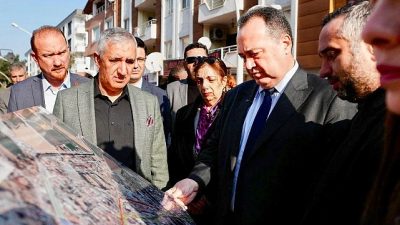 Manisa Büyükşehir Belediye Başkanı Besim Dutlulu, Saruhanlı ilçesinde başlatılan dev