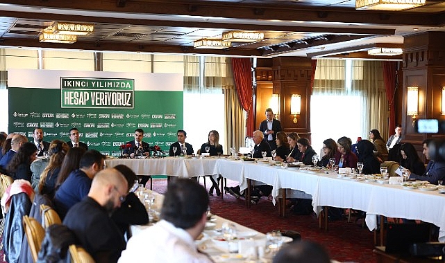 Çankaya Belediye Başkanı Hüseyin Can Güner, “İkinci Yılımızda Hesap Veriyoruz” sloganıyla