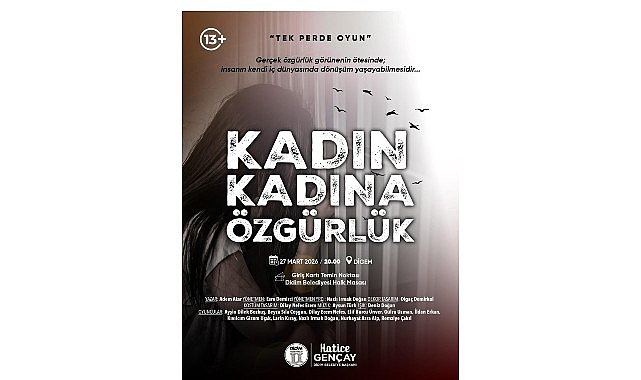 Didim’de sahne kadınların… Didim Belediyesi Tiyatro Topluluğu’nun sahneye taşıdığı “Kadın