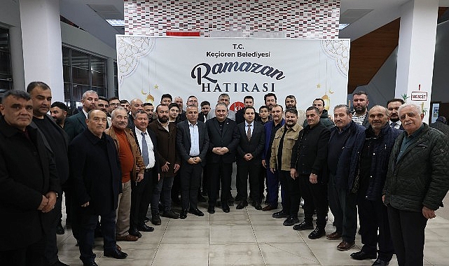 Keçiören Belediye Başkanı Dr. Mesut Özarslan, Mevlana Kültür Merkezi’nde düzenlenen iftar