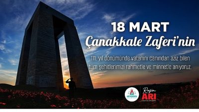 Nevşehir Belediye Başkanı Rasim Arı, 18 Mart Şehitleri Anma Günü