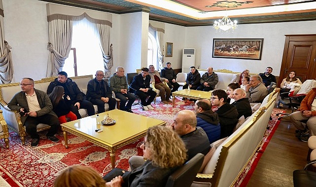 Nevşehir Belediye Başkanı Rasim Arı, Ramazan Bayramı dolayısıyla düzenlenen bayramlaşma