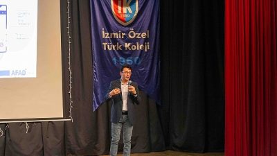 Bornova Belediyesi 1-7 Mart Deprem Haftası’nda okullarda deprem ve afet