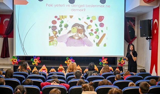 Bornova Belediyesi, ilkokul ve ortaokul öğrencilerine yönelik sağlıklı beslenme, hijyen,