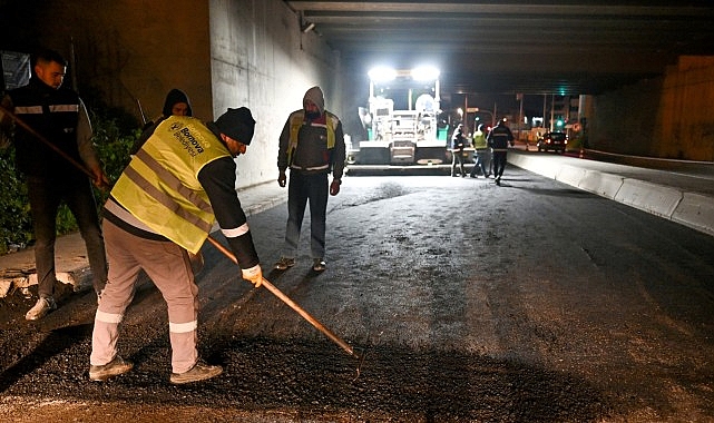 Bornova Belediyesi, son yılların en yağışlı Şubat ayının ardından yol