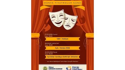 Buca’da perdeler Dünya Tiyatrolar Günü için açılacak. Buca Belediye Başkanı