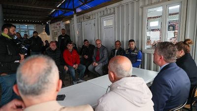 Buca Belediye Başkanı Mimar Görkem Duman, şantiyelerden ana hizmet binasına