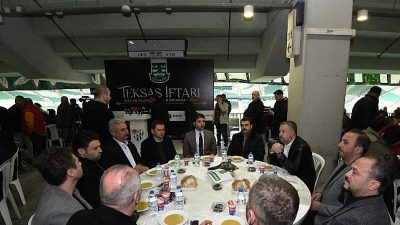 Teksaslı Bursasporlular Derneği’nin Atatürk Spor Kompleksi Matlı Stadyumu’nda düzenlediği geleneksel