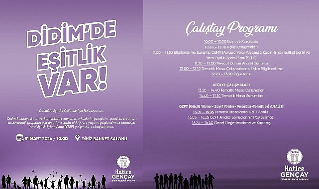 Didim Belediyesi, daha eşit, kapsayıcı ve adil bir kent yaşamı