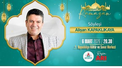 Nevşehir Belediyesi tarafından Ramazan Ayı etkinlikleri çerçevesinde, sevilen yazar ve