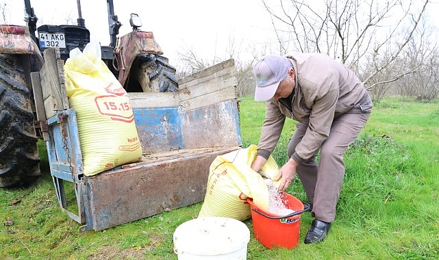 Kocaeli Büyükşehir Belediye Başkanı Tahir Büyükakın’ın öncülüğünde yürütülen tarımsal destek
