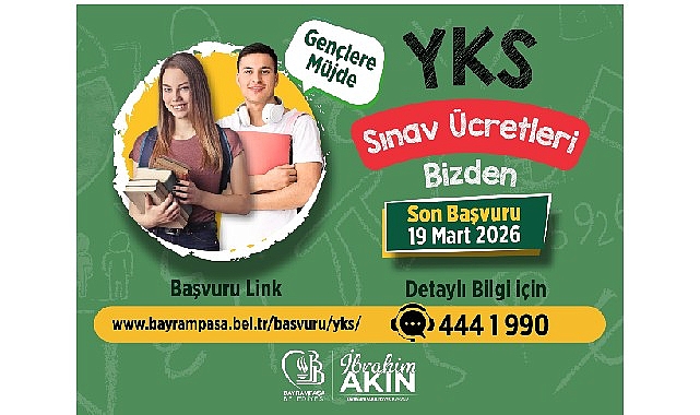 Bayrampaşa Belediye Başkan Vekili İbrahim Akın, YKS’ye girecek öğrencilerin sınav