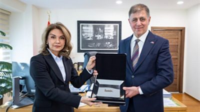 İzmir Büyükşehir Belediye Başkanı Dr. Cemil Tugay, Azerbaycan’ın İstanbul Başkonsolosu