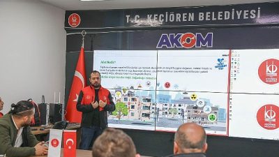 Keçiören Belediyesi Afet İşleri Müdürlüğü eğitmenleri tarafından, Çevre Koruma ve