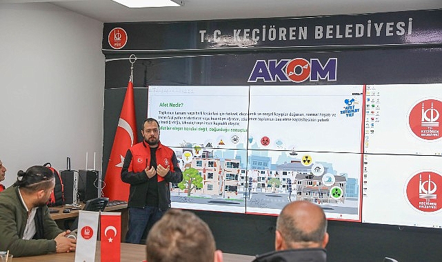 Keçiören Belediyesi Afet İşleri Müdürlüğü eğitmenleri tarafından, Çevre Koruma ve