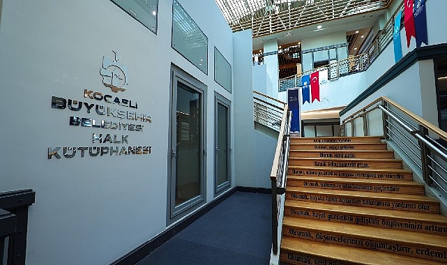 Kocaeli Büyükşehir Belediyesi, kültür ve edebiyat alanındaki güçlü vizyonunu Kütüphane