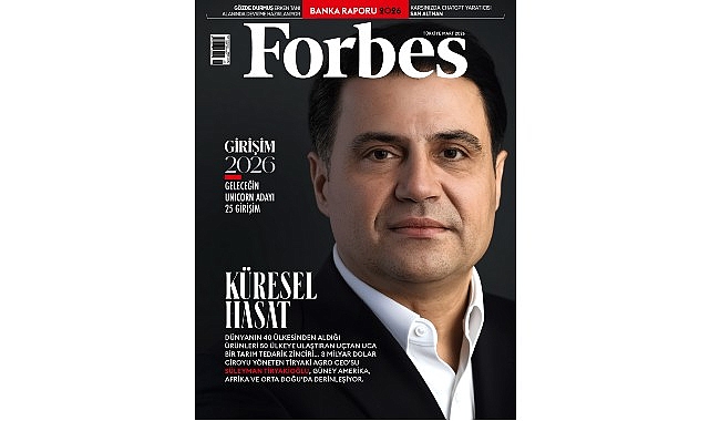 Forbes Türkiye’nin mart sayısı kapağında tarımda dünyanın sayılı tedarik zinciri