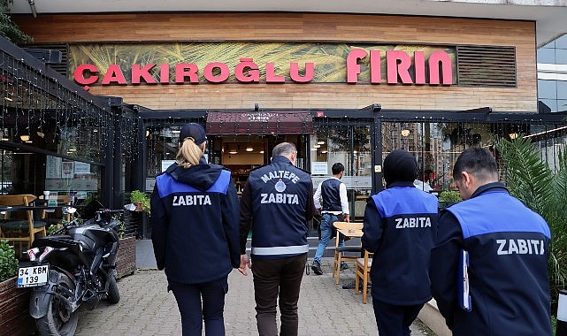 Maltepe Belediyesi, fırın ve pastane işletmelerine yönelik denetim gerçekleştirdi. Çalışmalarını