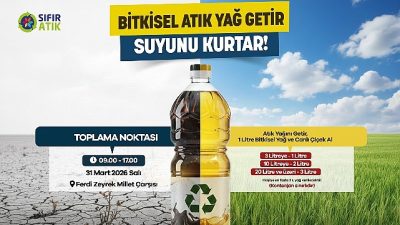 Manisa Büyükşehir Belediyesi, çevre kirliliğiyle mücadelede “Atık Yağını Getir, Suyunu