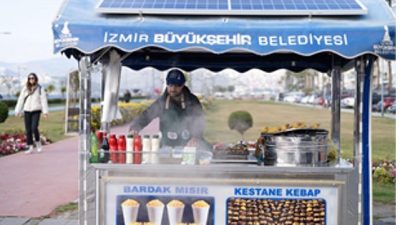 İzmir Büyükşehir Belediyesi Meslek Fabrikası, yıllarca seyyar satıcılık yapan ve