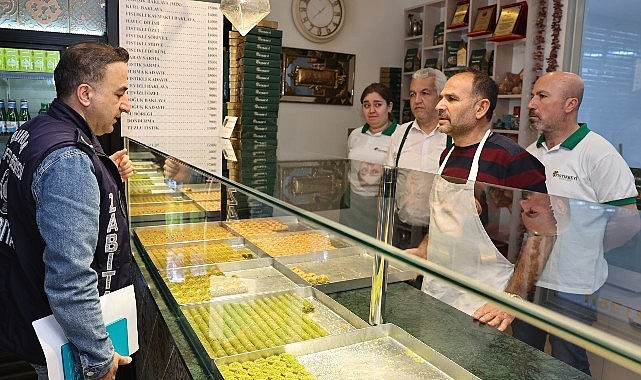 Nilüfer Belediyesi, Ramazan Bayramı öncesinde artan tatlı imalatına yönelik denetimlerini