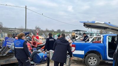 Nilüfer Belediyesi zabıta ekipleri, Görükle, Beşevler, 29 Ekim Mahallelerinde cadde