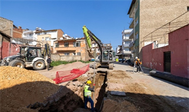 İzmir Büyükşehir Belediyesi İZSU Genel Müdürlüğü, Ödemiş’te yağmur suyu yönetiminden