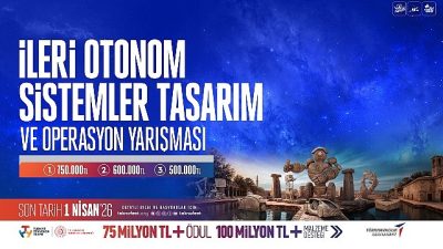 TEKNOFEST kapsamında bu yıl ilk kez düzenlenen İleri Otonom Sistemler Tasarım ve