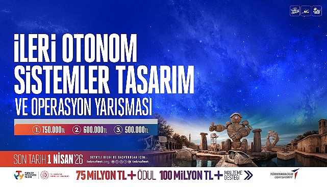 TEKNOFEST kapsamında bu yıl ilk kez düzenlenen İleri Otonom Sistemler Tasarım ve