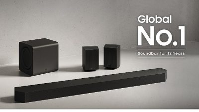 Samsung Electronics, ses ve görüntü sektöründeki liderliğini sürdürerek üst üste