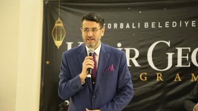 Torbalı Belediyesi, Kadir Gecesi dolayısıyla gün boyu hazırlık yaparken, akşam