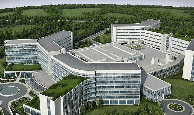 Trabzon’da inşası devam eden 900 yataklı Trabzon Şehir Hastanesi’nin soğutma