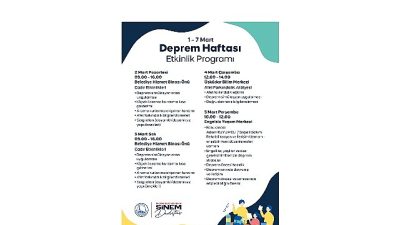 Üsküdar Belediyesi, 1–7 Mart Deprem Haftası kapsamında afetlere karşı toplumsal