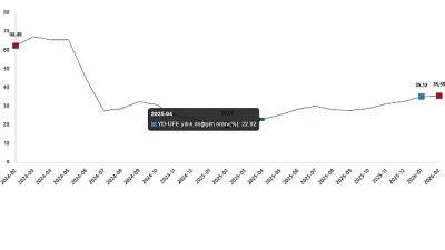 Yurt Dışı Üretici Fiyat Endeksi (YD-ÜFE) yıllık %35,55 arttı, aylık
