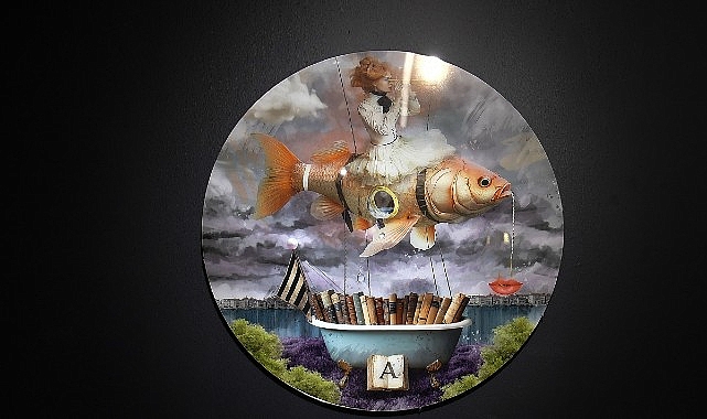 Dijital sanatçı Durmuş Bahar’ın “Zamansız Yolculuk Hikâyeleri” sergisi, Beylikdüzü Atatürk